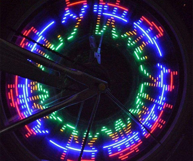 Dazzling Bike Spoke Lights